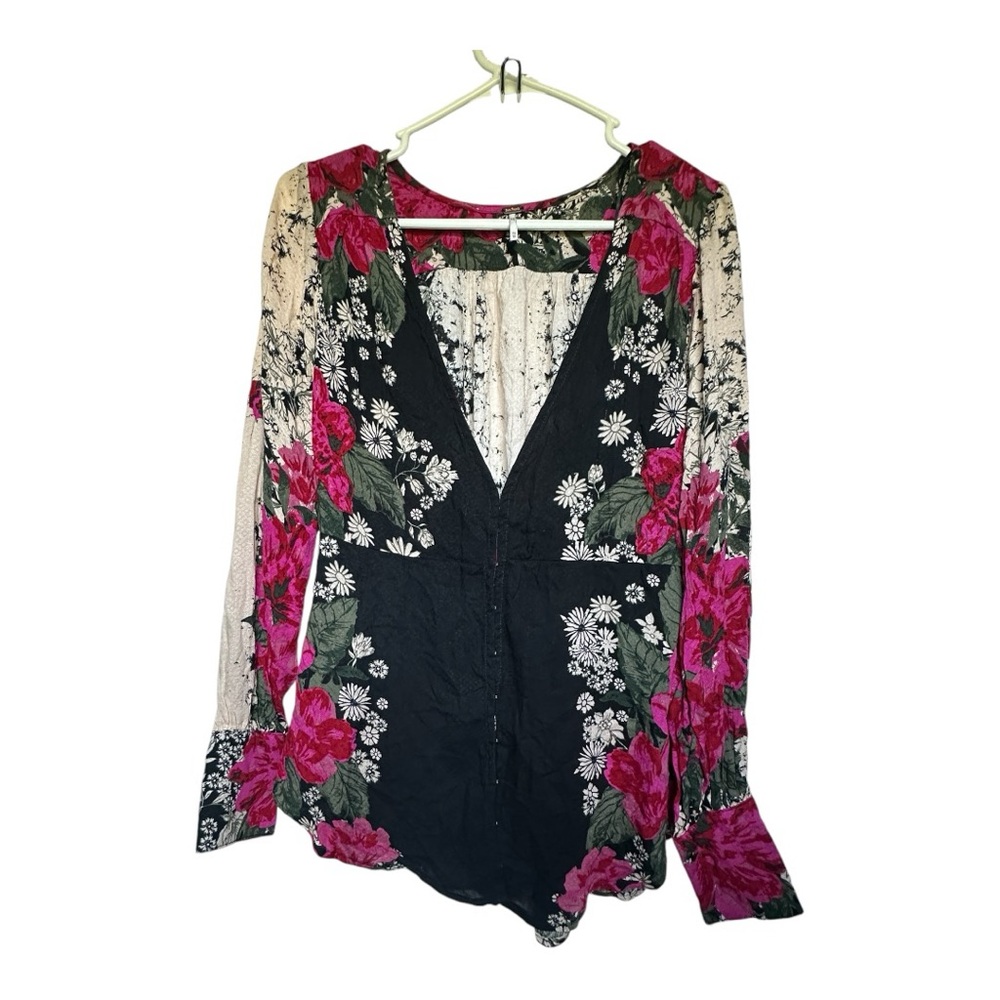 Free People Mikayla Floral Print Tunic